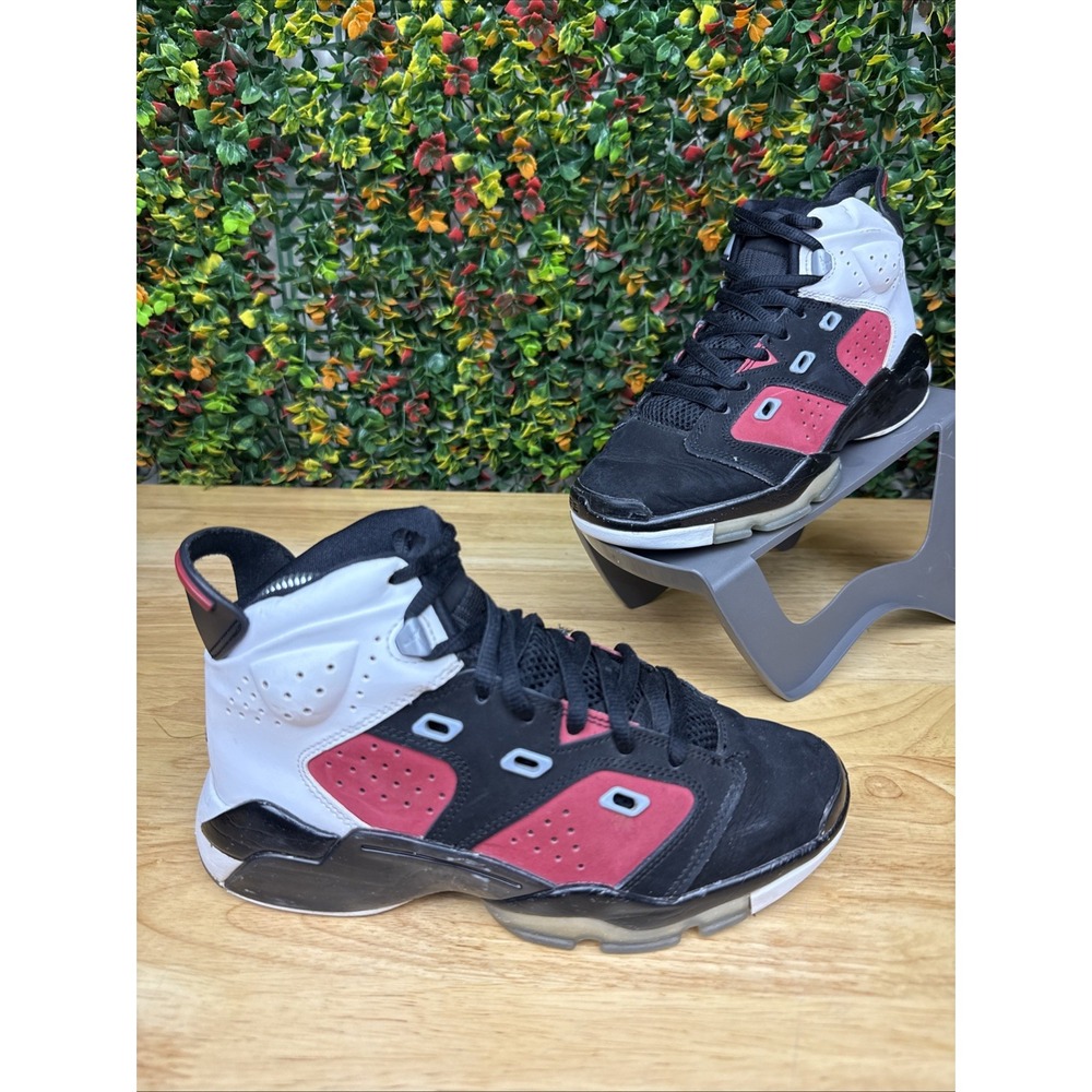 Nike Air Jordan 6‎ Sneakers Shoes Black Carmine White Bred DM1159-006 Youth 4.5Y